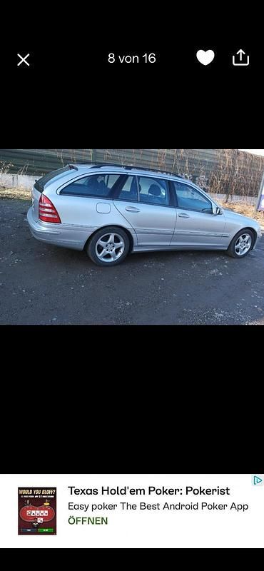 Gebraucht Mercedes C220 143 PS (105 kW) 2002 Silber Kombi