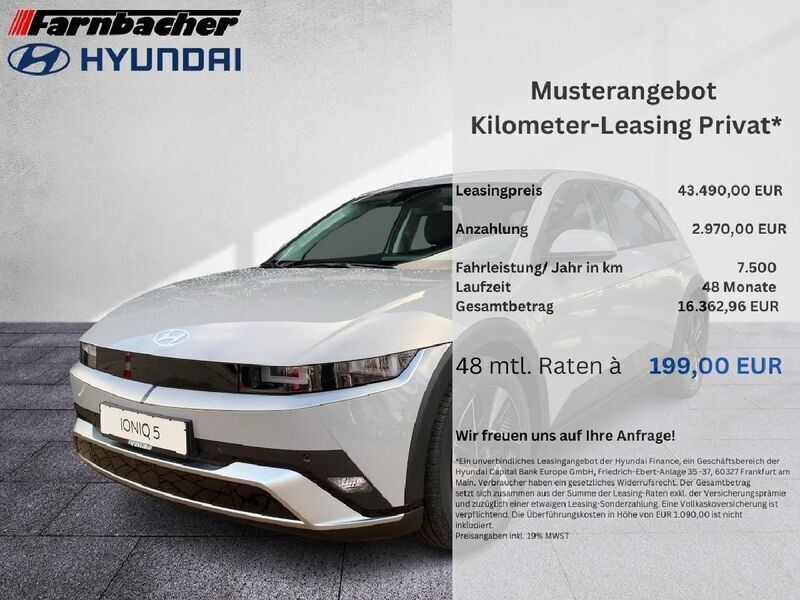 Cyber grey / met Gebraucht 2022 Hyundai Ioniq 5 Basis SUV | 36.990 € (Teuer) - Bild 1/4
