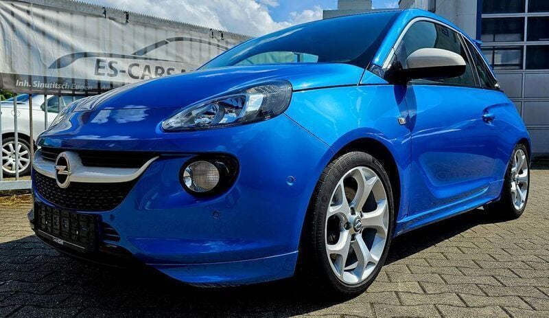 Blau Gebraucht 2016 Opel Adam OPC Kleinwagen | 9.799 € (Guter Preis) - Bild 1/4
