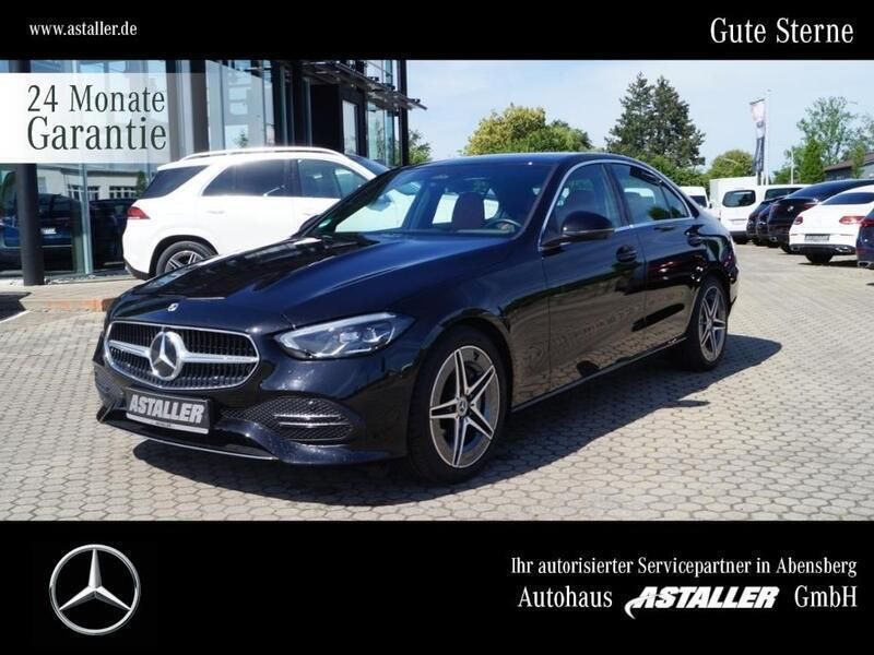 Obsidianschwarz Gebraucht 2023 Mercedes C300 Avantgarde Limousine | 40.900 € (Guter Preis) - Bild 1/4
