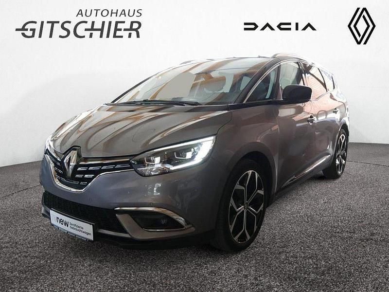 Zweifarbig: stahlgrau und blackpearlschwarz (grau) Gebraucht 2021 Renault Grand Scénic IV Intens Van / Kleinbus | 20.800 € (Fairer Preis) - Bild 1/4