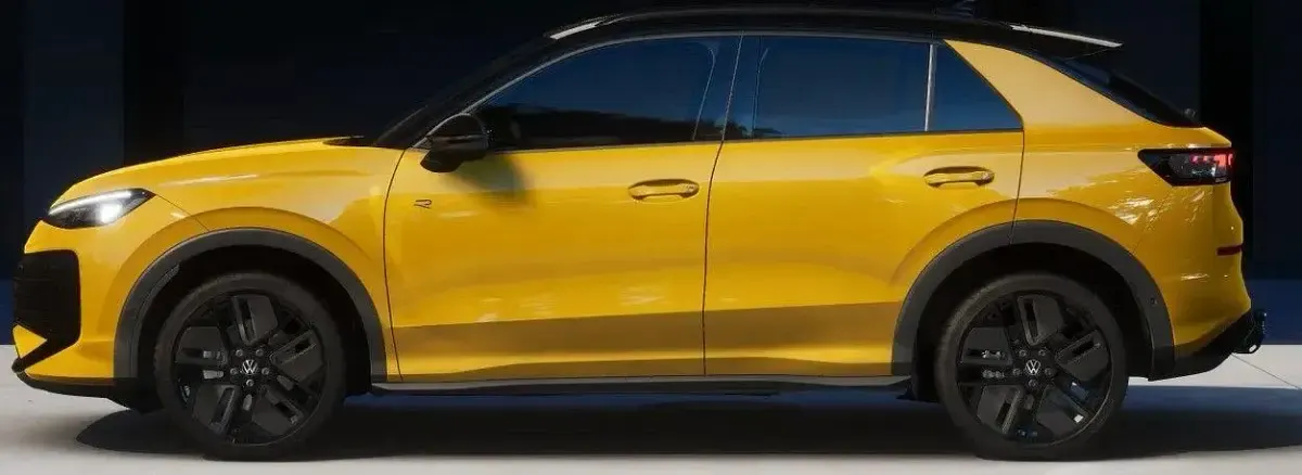 Nowe VW T-Roc R-line 2026 Żółty SUV