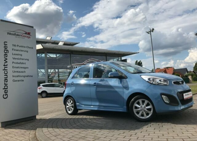 Gebraucht Kia Picanto Spirit 86 PS (63 kW) 2013 Blau Kleinwagen