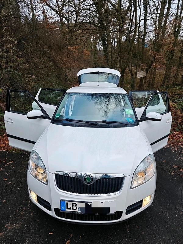 Weiß Gebraucht 2010 Skoda Fabia Kleinwagen | 2.849 € (Fairer Preis) - Bild 1/4