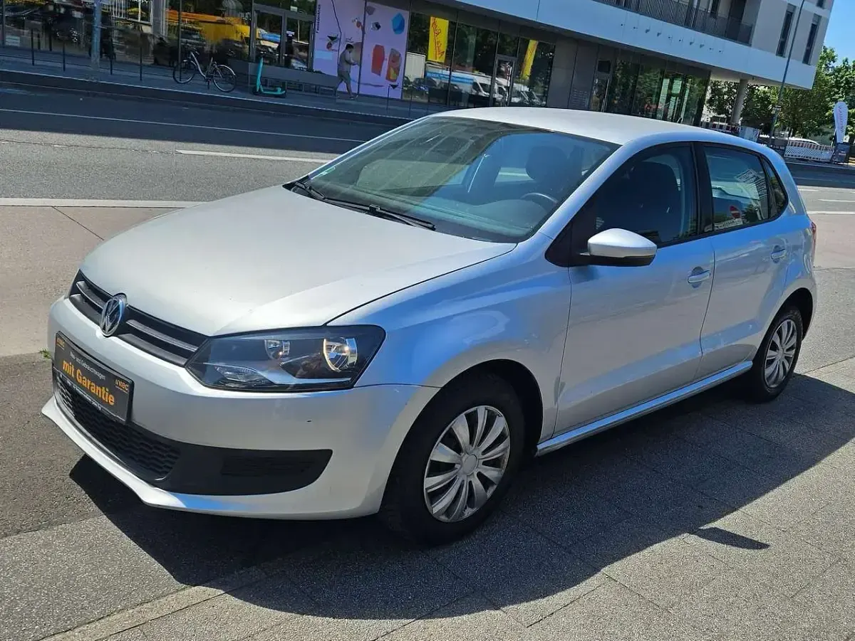 Gebraucht VW Polo Comfortline 86 PS (63 kW) 2010 Silber Kleinwagen