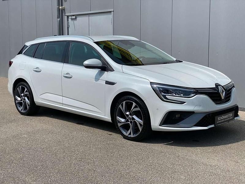 Perlmuttweiß metall Gebraucht 2022 Renault Mégane GrandTour RS Line Kombi | 14.990 € (Fairer Preis) - Bild 1/4