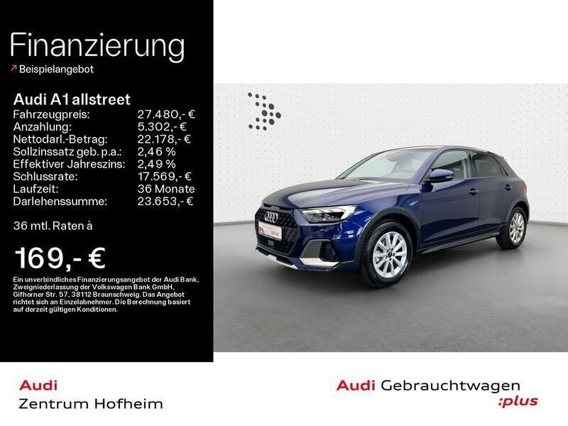 Navarrablau metallic Gebraucht 2024 Audi A1 Basis Kleinwagen | 26.999 € (Fairer Preis) - Bild 1/2