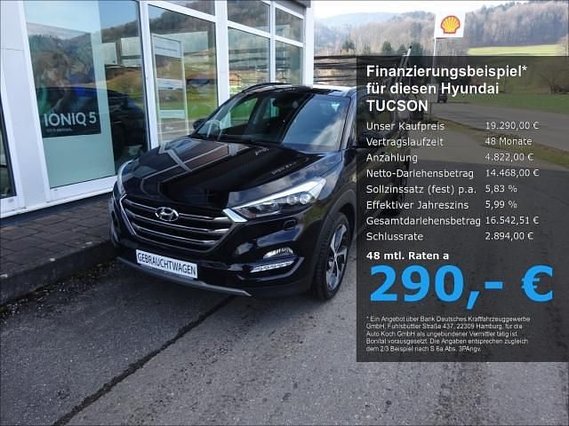 Gebraucht Hyundai Tucson Premium 177 PS (130 kW) 2018 Schwarz SUV