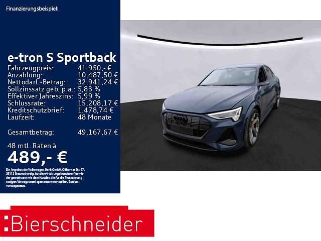 Gebraucht Audi e-tron Sportback 369 kW (503 PS) 2022 Blau SUV