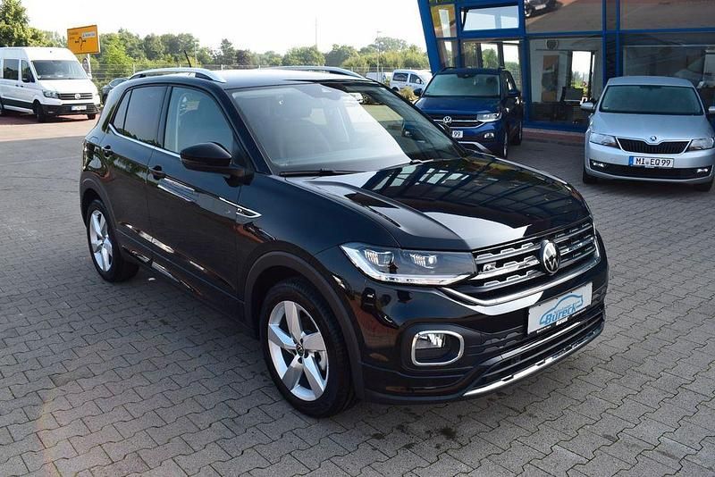 Schwarz Gebraucht 2021 VW T-Cross R-line SUV | 21.280 € (Guter Preis) - Bild 1/4