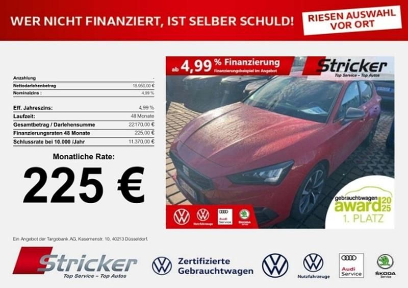 Gebraucht Seat Leon FR 204 PS (150 kW) 2021 Pure rot Limousine