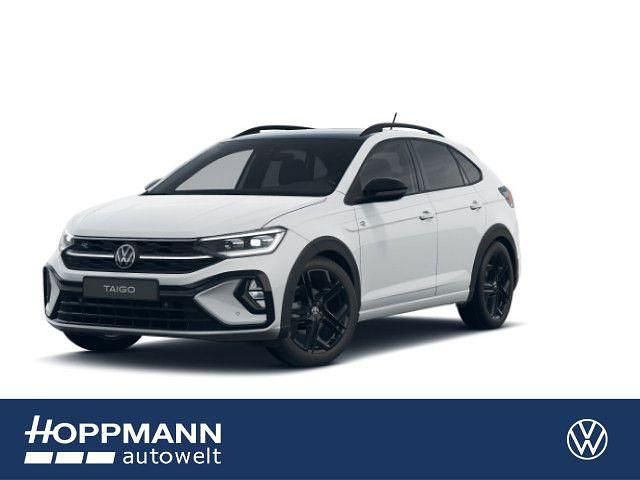 Pure white / schwarz Gebraucht 2025 VW Taigo R-line SUV | 28.880 € (Teuer) - Bild 1/3