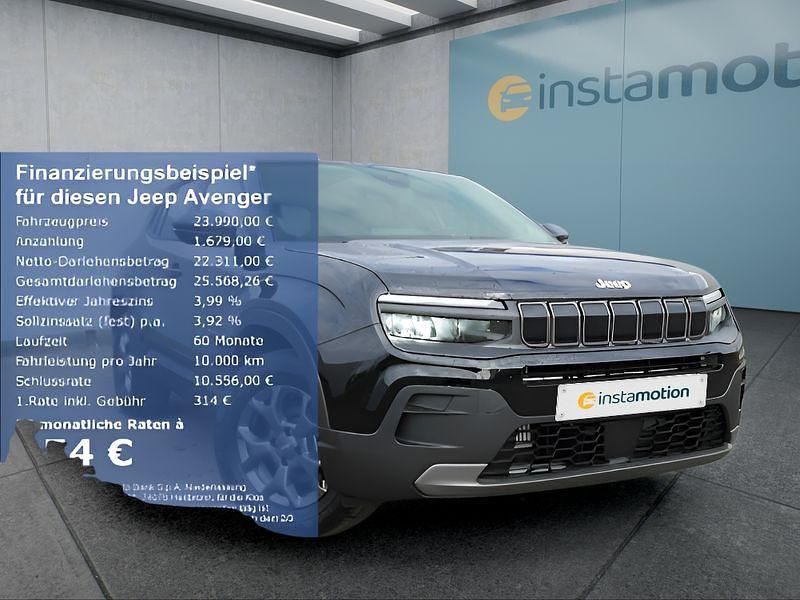 Schwarz Neu 2025 Jeep Avenger SUV | 24.749 € (Guter Preis) - Bild 1/4