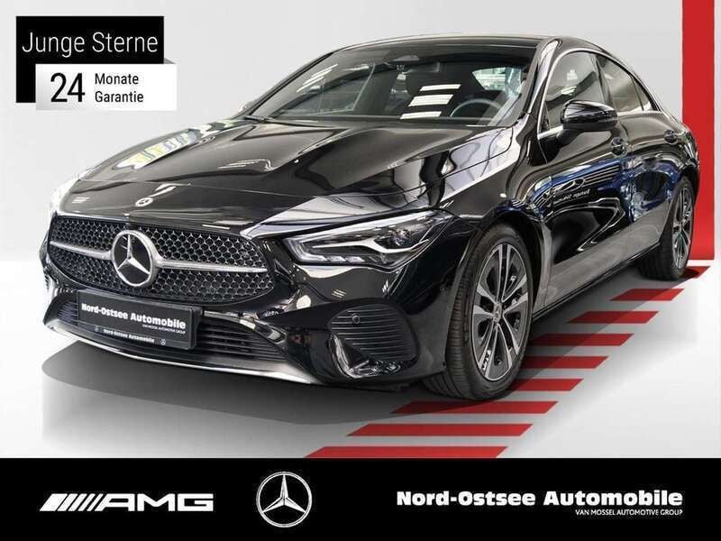 Unilack nachtschwarz Gebraucht 2024 Mercedes CLA200 Progressive Coupé | 31.890 € (Superpreis) - Bild 1/4