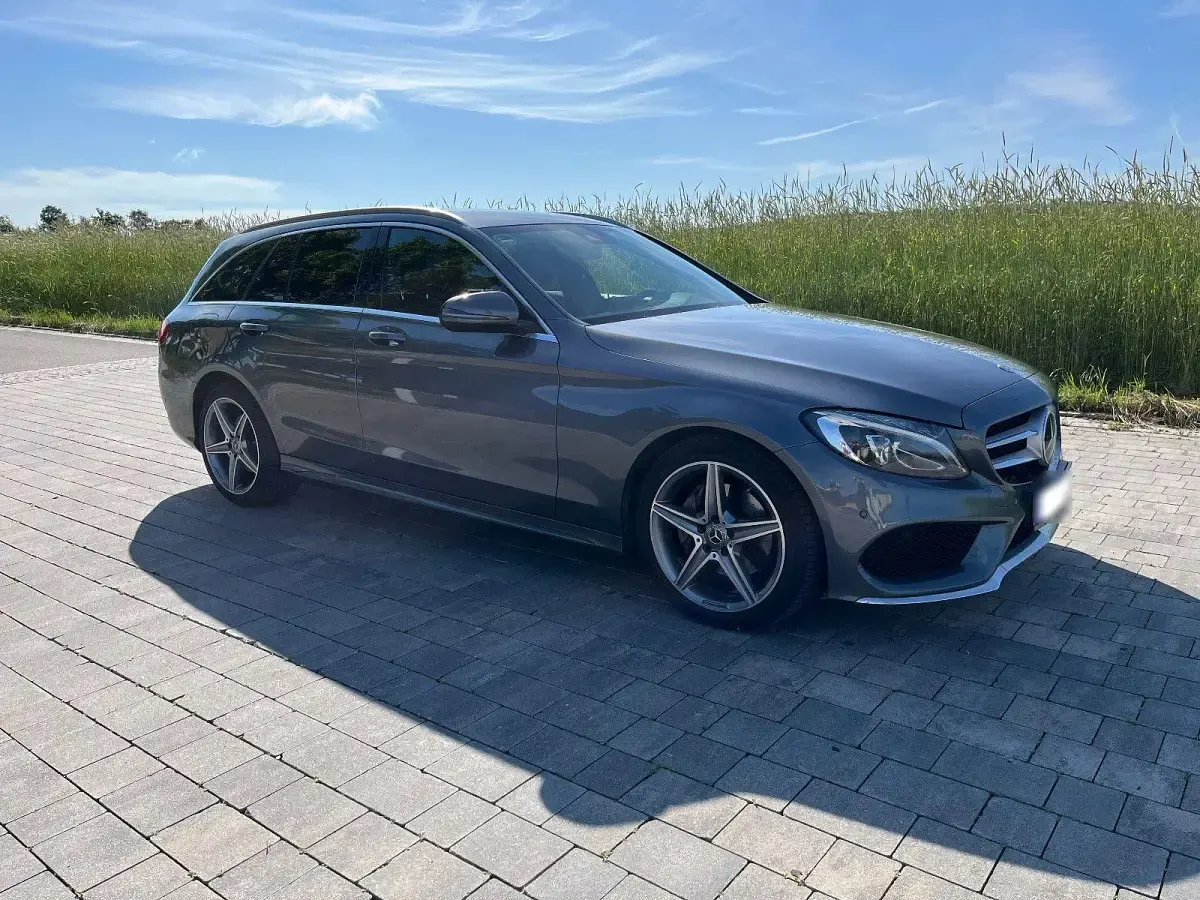 Gebraucht Mercedes C220 AMG line 170 PS (125 kW) 2018 Grau Kombi