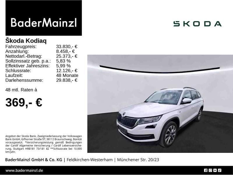 Weiß Gebraucht 2021 Skoda Kodiaq Clever SUV | 33.830 € (Fairer Preis) - Bild 1/3