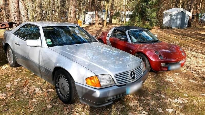 Gebraucht Mercedes SL300 190 PS (139 kW) 1991 Silber Cabrio