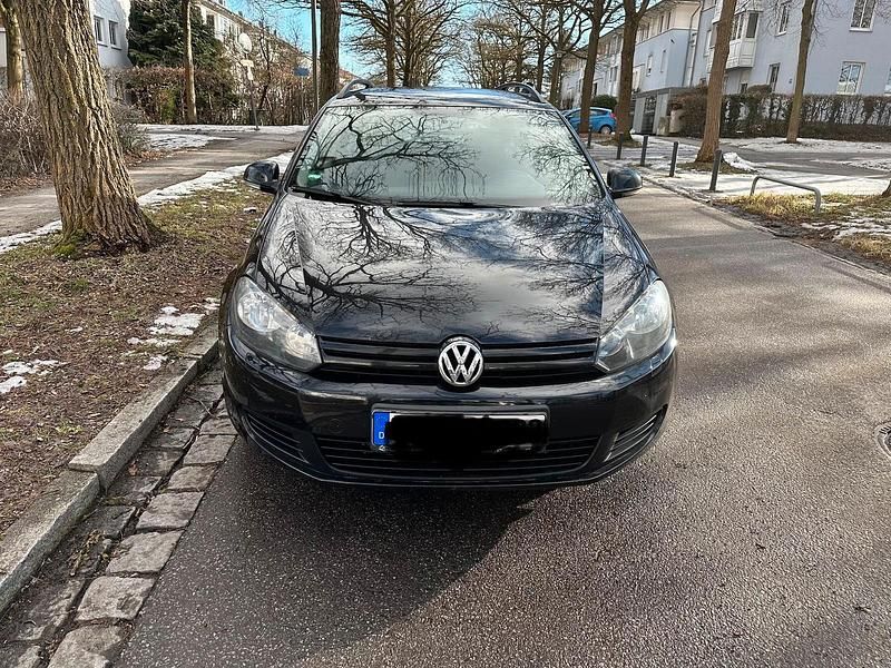 Gebraucht VW Golf VI 2010 Schwarz Kleinwagen