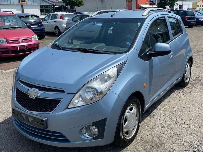 Eisblau/misty lake met Gebraucht 2010 Chevrolet Spark LS Kleinwagen | 2.990 € (Fairer Preis) - Bild 1/4