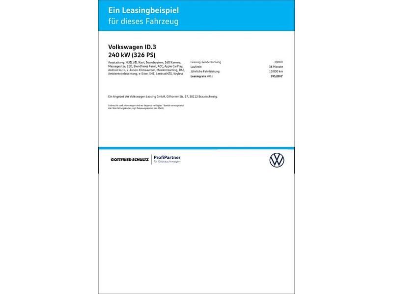 Rot Gebraucht 2025 VW ID.3 GTX Kleinwagen | 39.990 € (Guter Preis) - Bild 1/1