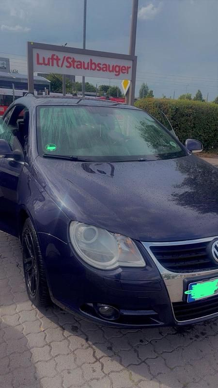 Blau Gebraucht 2007 VW Eos Cabrio | 5.500 € - Bild 1/4