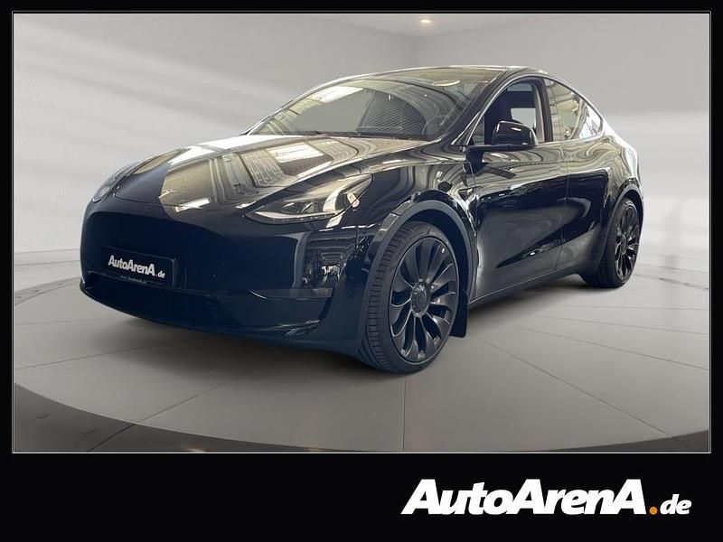 Solid black Gebraucht 2023 Tesla Model Y Performance SUV | 38.332 € (Fairer Preis) - Bild 1/2
