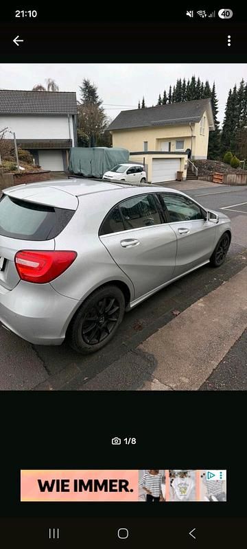 Silber Gebraucht 2013 Mercedes A200 Kleinwagen | 10.900 € (Fairer Preis) - Bild 1/4