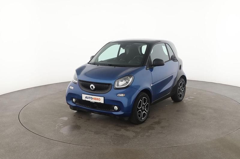 Blau Gebraucht 2018 Smart ForTwo Coupé Passion Kleinwagen | 13.710 € (Fairer Preis) - Bild 1/3