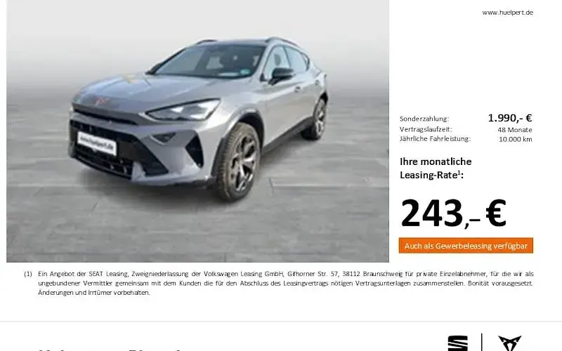 Używany Cupra Formentor 150 KM (110 kW) 2025 Szary SUV