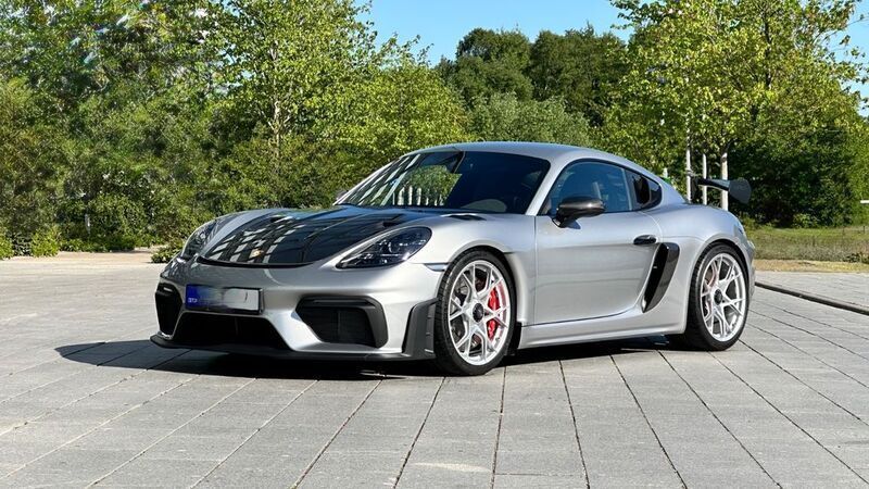 Silber Neu 2024 Porsche Cayman GT4 Coupé | 192.000 € - Bild 1/4