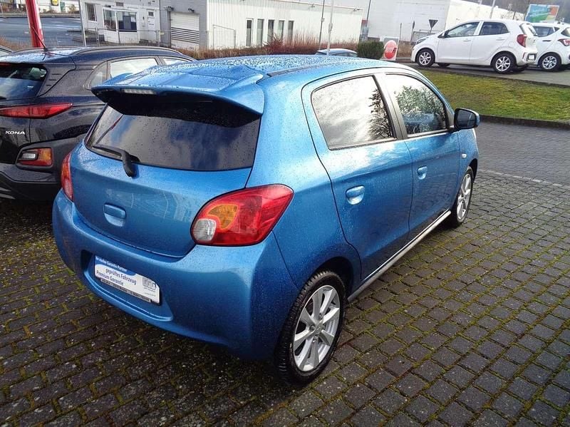 Gebraucht Mitsubishi Space Star 80 PS (58 kW) 2014 Atollblau (p) Kleinwagen