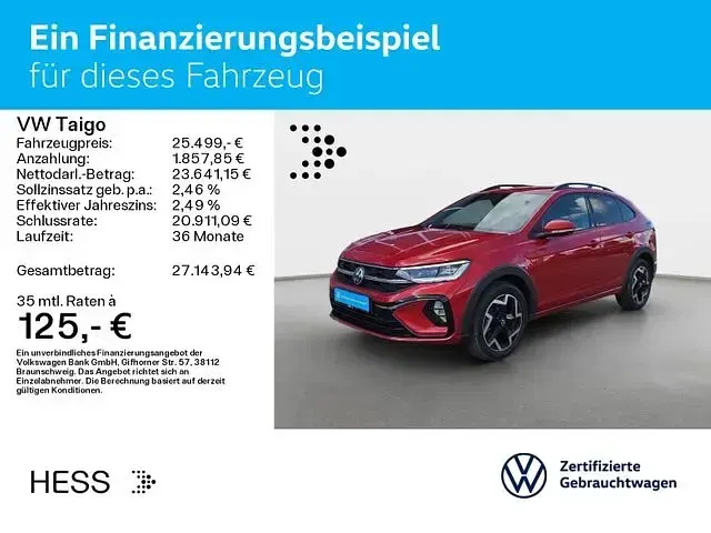 Gebraucht VW Taigo R-line 150 PS (110 kW) 2025 Kings red (metallic) SUV