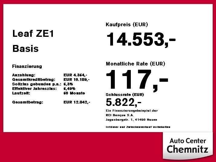 Gebraucht Nissan Leaf Basis 110 kW (150 PS) 2023 Weiß Kleinwagen