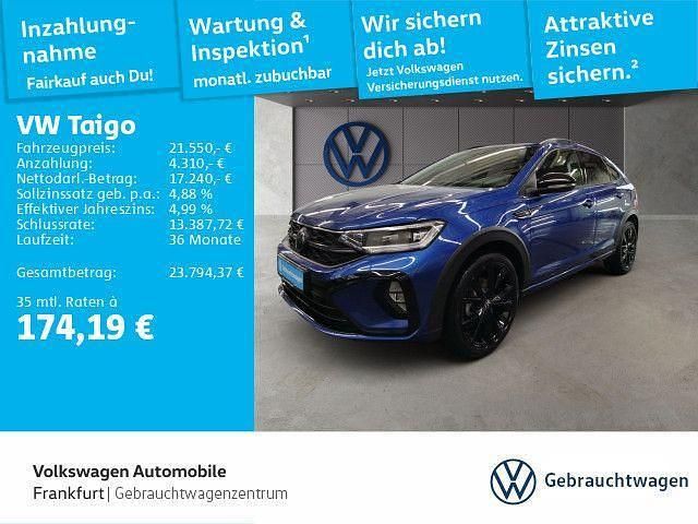 Blau Gebraucht 2022 VW Taigo R-line SUV | 20.809 € (Guter Preis) - Bild 1/4