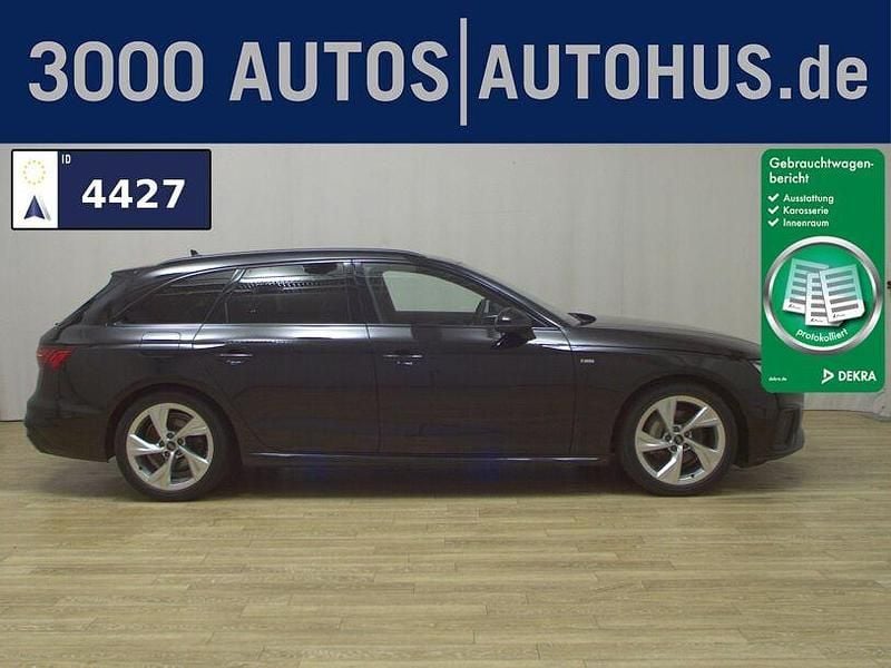 Mythosschwarz metallic Gebraucht 2022 Audi A4 S-Line Kombi | 24.780 € (Guter Preis) - Bild 1/4