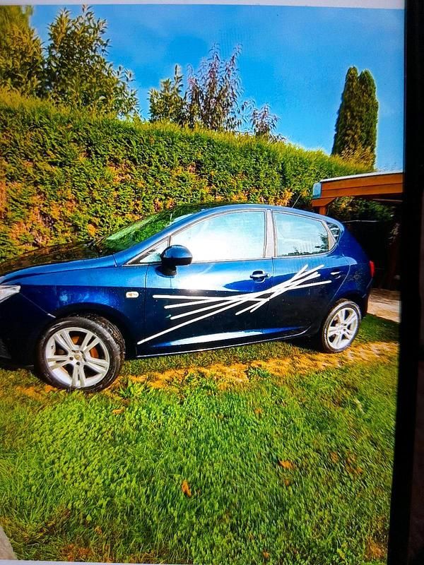 Blau Gebraucht 2010 Seat Ibiza Kleinwagen | 3.890 € (Guter Preis) - Bild 1/4