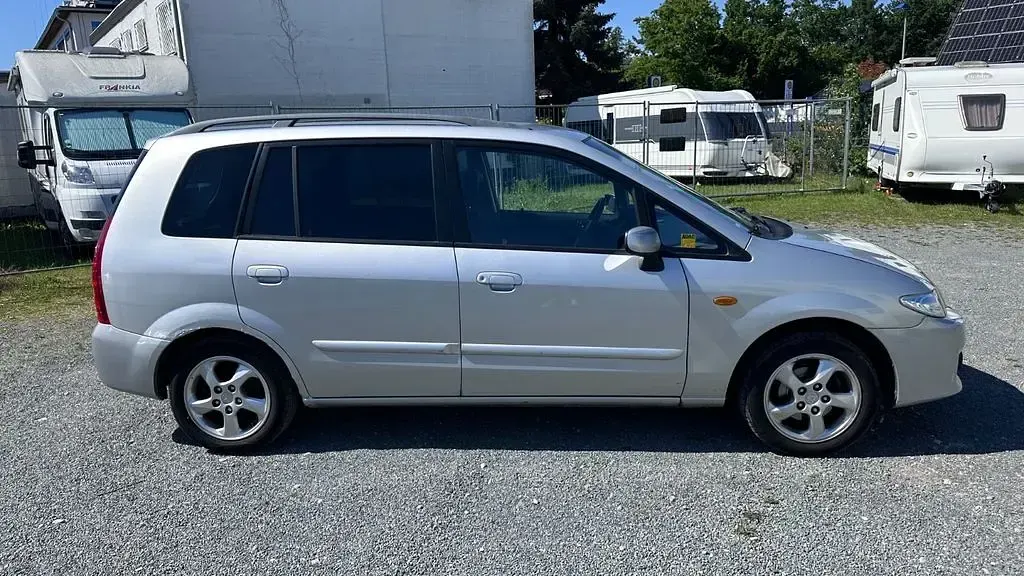 Gebraucht Mazda Premacy Comfort 101 PS (74 kW) 2003 Silber Van / Kleinbus