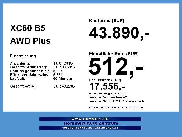 Gebraucht Volvo XC60 Plus 250 PS (183 kW) 2024 Onyx black (metallic) SUV