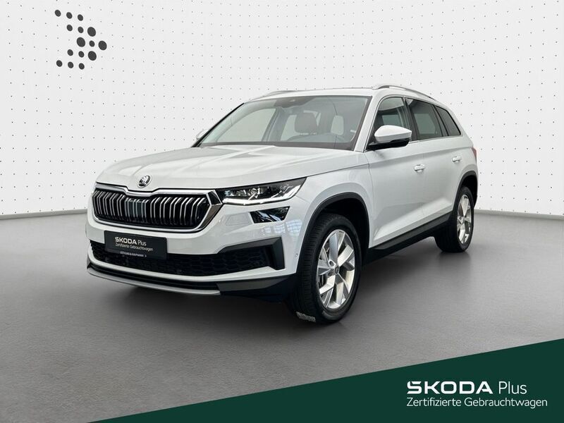 Moonweiss metallic Gebraucht 2022 Skoda Kodiaq Style SUV | 39.430 € (Fairer Preis) - Bild 1/4