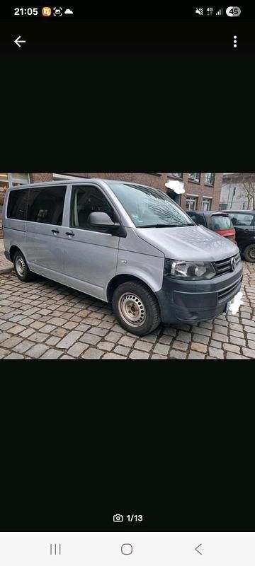 Gebraucht VW T5 140 PS (102 kW) 2013 Silber Van