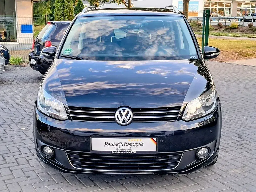 Gebraucht VW Touran Style 140 PS (102 kW) 2012 Schwarz Van / Kleinbus