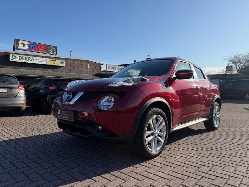 New red (m) Gebraucht 2016 Nissan Juke N-Connecta SUV | 9.590 € (Fairer Preis) - Bild 1/4