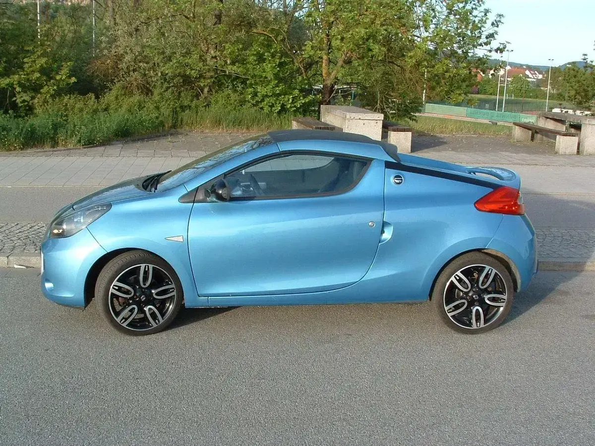 Brugt Renault Wind Dynamique 102 HK (75 kW) 2012 Blå Cabriolet