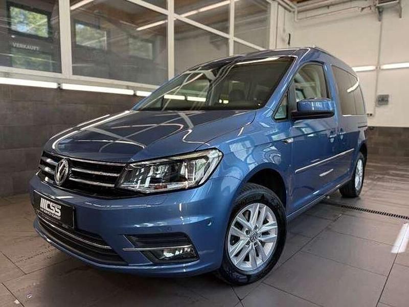 Gebraucht VW Caddy Highline 102 PS (75 kW) 2016 Blau Van / Kleinbus
