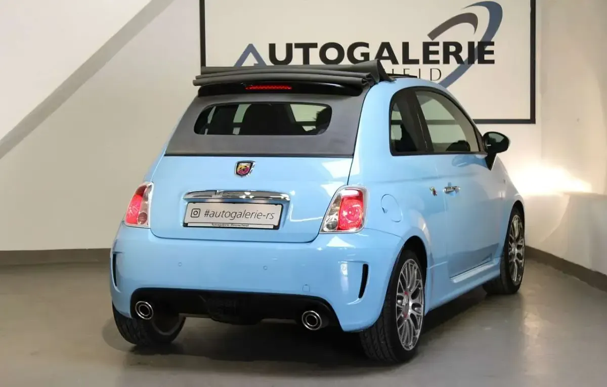 Second-hand Abarth 500C Custom 140 CP (102 kW) 2014 Albastru Cabrio