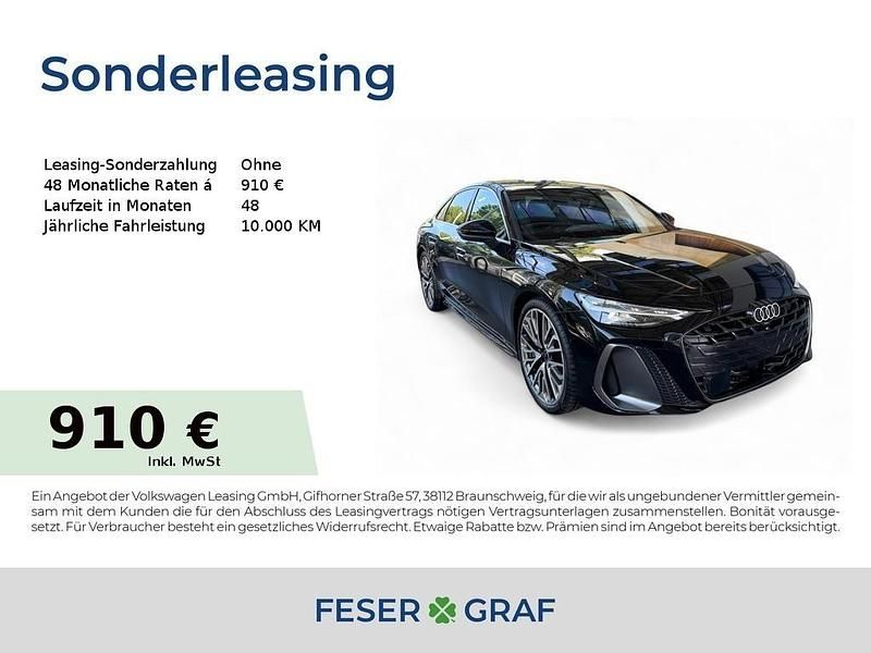 Mythosschwarz metallic Neu 2025 Audi A6 Ambiente Limousine | 81.654 € (Superpreis) - Bild 1/4