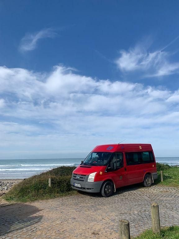 Gebraucht Ford Transit 86 PS (63 kW) 2008 Rot Van / Kleinbus