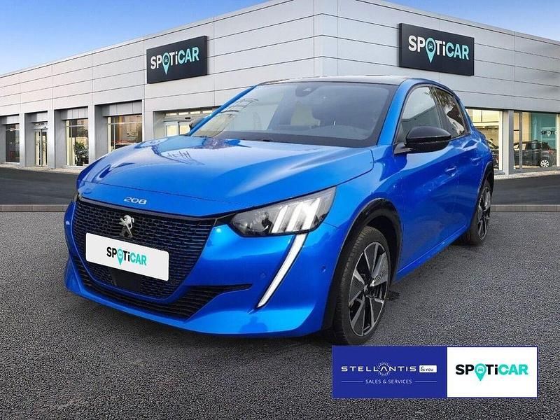 Blau Gebraucht 2022 Peugeot e-208 GTi Kleinwagen | 18.480 € (Fairer Preis) - Bild 1/4