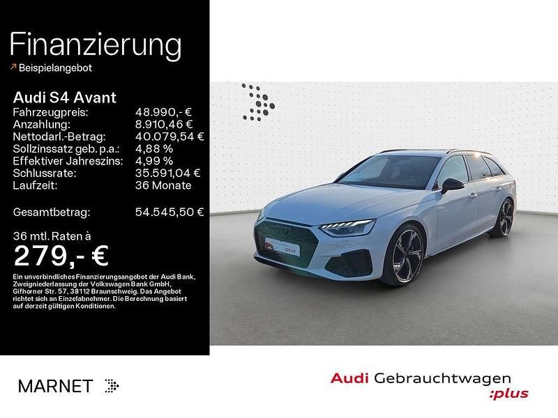 Gebraucht Audi S4 Competition 341 PS (250 kW) 2024 Gletscherweiß metallic Kombi