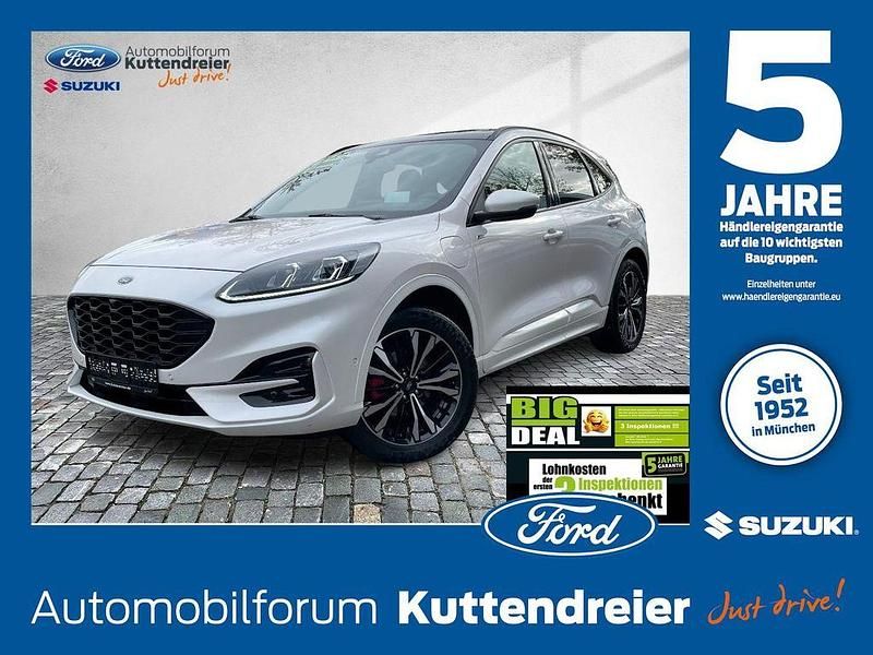 Arktisweiß (metallic) Gebraucht 2022 Ford Kuga ST-Line X SUV | 23.980 € (Fairer Preis) - Bild 1/4
